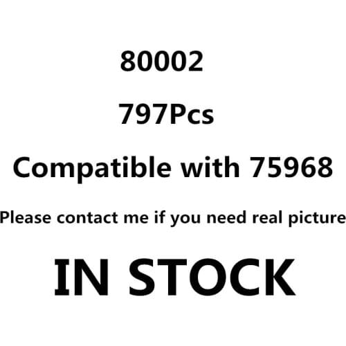 IN STOCK NEW 80002 797Pcs 4 Privet Drive Model Building Blocks Bricks Educational Toys Children Birthday Christmas Gift 75968