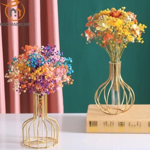 Dried Flowers With Vase Real Flower Decoration For Vase Home Decoration Accessories Vases With Flowers