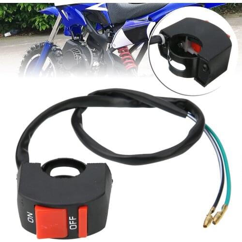 1pc 22mm 7/8" Handlebar Motorcycle On Off Cut Out Kill Stop Switch Button Headlight Engine For Mini Moto Quad Pit Bike ATV Parts