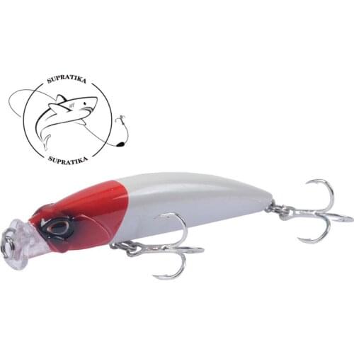 10g/8cm Artificial Floating Minnow 3D Fish Eyes Mangnet Rolling Balls Inside High-Strength Hooks High Quality Plastic Hard Bait