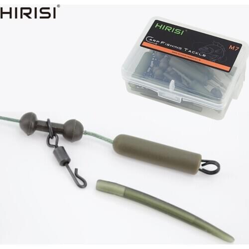 10 x Carp Fishing Rigs Rubber Sleeves for Lead Clips Running Rig Terminal Tackle