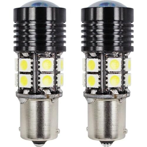 2PCS S25 1156 /1157 Super Bright LED Car Tail Brake Bulb Auto Backup Reverse Lamp Turn Signal Daytime Running Light