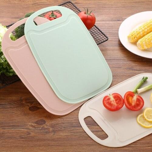 30pcs Kitchen-Essential Board Mildew and non-slip Wheat Straw Chopping Blocks Home Cutting Vegetables and Bread Eco-Friendly