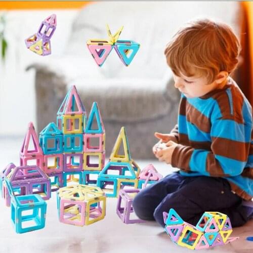 67PCS Magnetic Building&Construction Blocks Sets Preschool Games Designer Learning Magnets Tiles Educational Toys for Kids