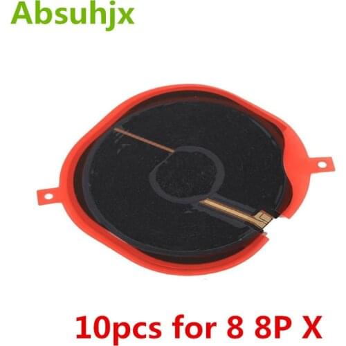 Absuhjx 10pcs Wireless NFC Flex Cable for iPhone 8 Plus X 8P Charging Coil Charge Antenna Repair Parts