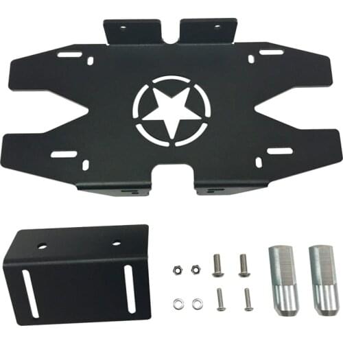 JL1082 black license plate frames License bracket For Jeep JL for wrangler accessories 2018+ JL LANTSUN