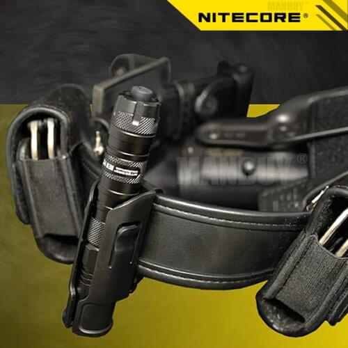 Original nitecore Holster NTH10Mount Holder for Flashlights Universal 25.4mm Duty Belt Hunting Professional Accessorie 1" Torch