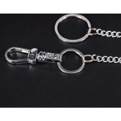 Long chain mens waist key chain car key chain Heavy Rock Metal Hip Hop Gothic Punk Style Pants Trousers Jean Biker Wallet rings