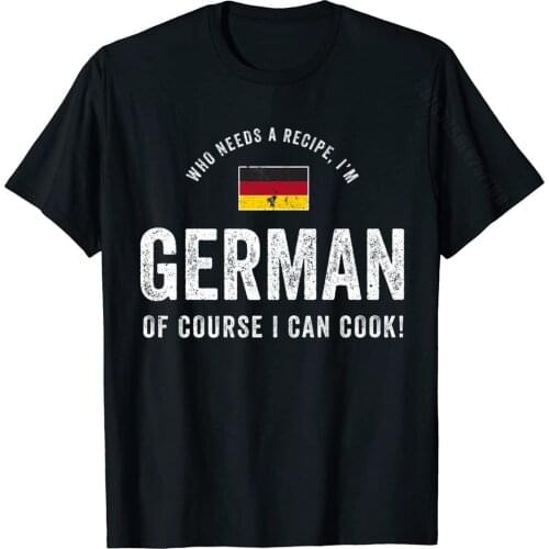 German Food Chef Flag Cute Funny Cooking Gift Premium T-Shirt T Shirts Designer Printed On Cotton Men T Shirt Fitness Tight