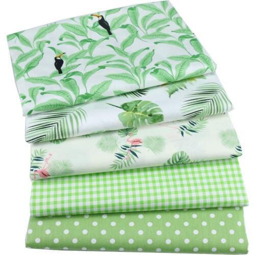 Cartoon Wave Floral Printed cotton twill fabrics for DIY bedding apparel the cloth patchwork baby dress handwork tissus tilda