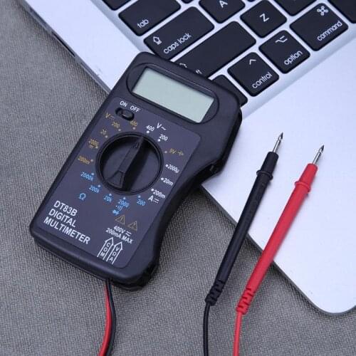Pocket DT83B Digital Multimeter Ammeter Voltmeter DC/AC Resistor Ohm Voltage Multi Electrical Instruments digital multimeter