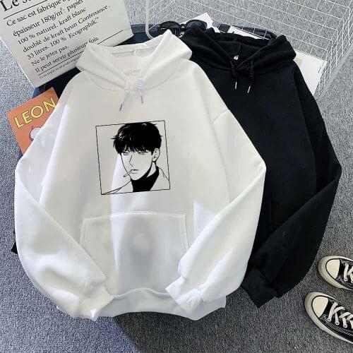 Japanese Anime Hoodie Streetwear Tops Women Hoodies Casual Loose Cool Man Printed Hip Hop Kawaii Avatar Comics Sweatshirt