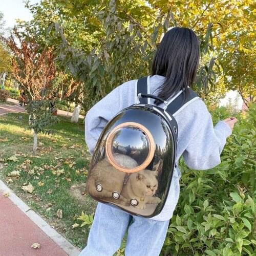 Cat Backpack Carriers Pet Bubble Backpack Carriers for Cats Puppy Dogs and Birds Ventilate Transparent Capsule Carrier Backpack