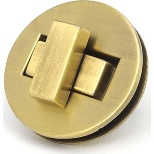Round Purse lock Twist purse turn lock clutch lock,Bronze Latch,Round Latch