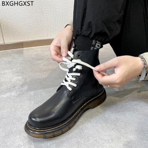 Motorcycle Boots for Men Male Winter Shoes Men Luxury Designer Boots Man Martin Boots for Man 2021 Leather Casual Shoes Man