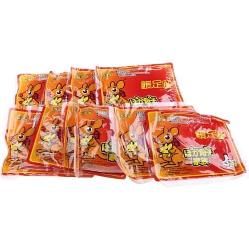 10PCS Foot Warmer Sticker Lasting Heat Patch Winter Keep Body Warm Paste Pads