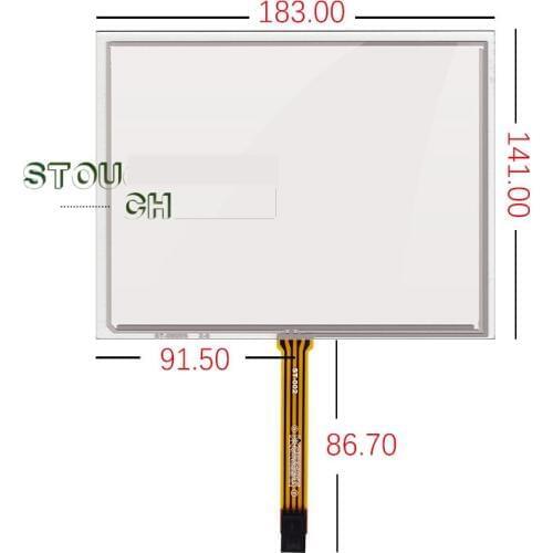 183*141 new 8 inch touch screen industrial equipment queuing machine medical equipment car display handwriting screen ST-08005