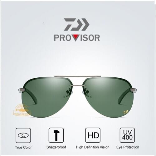 DAIWA Fishing Glasses Men Outdoor Fishing Fashion Polarized Glasses Seaside Vacation Anti-ultraviolet Riding Windproof Glasses