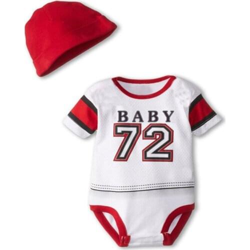 Tide Baby Boy Sport Outfits Basketball Hat Suits Baseball Baby Rompers Kids Coach Costume Numbers Printed 2 Pieces Body Suits
