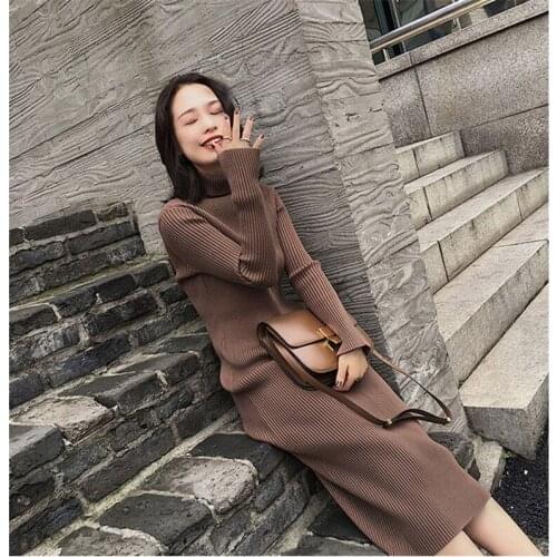 Vestido Longo Spring Dress Cotton Top Fashion Hot Sale Zanzea Dress Women Plus Size Mujer 2021 Sweater Female Slim Knit Korean