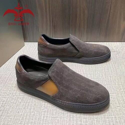 Don't Regret Your Shoes 100% Genuie Cow Suede Leather Shoes Sneaker Men Lady Casual Shoes Custom Handmade Designer Shoes