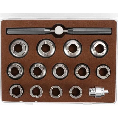 13PCS 5537 Watch Back Case Cover Opener 18.5mm-36.5mm Tool For Watchmaker Professional Watch Repair Tools Set For Rolex Tudor