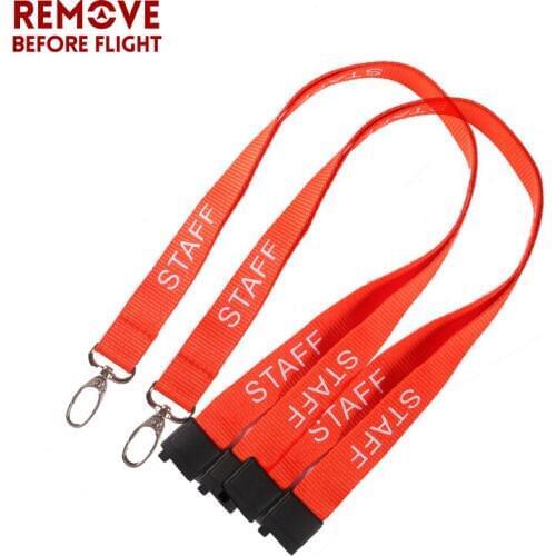 3 PCS/LOT Fashion Staff Lanyards for Neck Strap For Card Badge Gym Staff Chain Lanyard Hang Rope Keychain Red Lanyard Wholesale