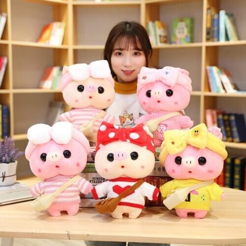 30cm Cartoon Dress Up Pig Cosplay Plush Toys Stuffed Cute Hyaluronic Acid Animals Doll Soft Pillow for Kids Girls Birthday Gifts
