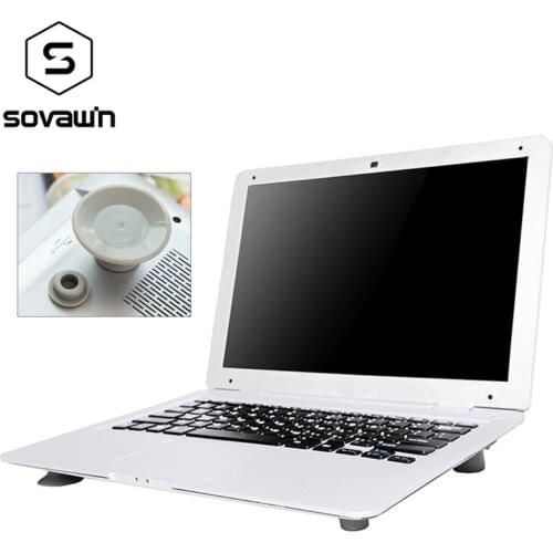 Sovawin 4Pcs Laptop Cooling Pads Notebook Skidproof Heat Reduction Feet Mat Portable Cooling Stand Holder Notebook Accessory
