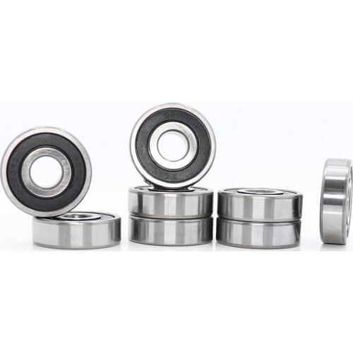 6200RS Bearing ABEC-3 (8 PCS) 10x30x9 mm Deep Groove 6200-2RS Ball Bearings 6200RZ 180200 RZ RS 6200 2RS EMQ Quality