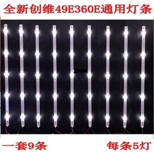 9piece/lot for Skyworth 49E360E lamp strips IC-A-SKA49D344 1piece=5lamp
