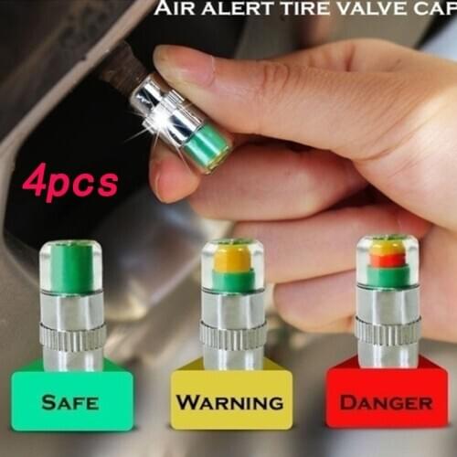 Automobile wireless tire pressure cap valve nozzle tire gauge monitor external tire cap vacuum pressure detection warning cap