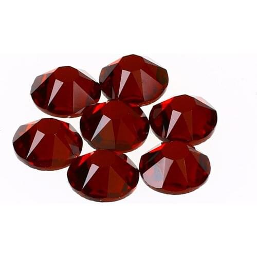 Dark siam glitter Rhinestones Crystal Hotfix Flatback Nail strass Rhinestoens glass For Clothes Nails 3D Nail Art Decoration