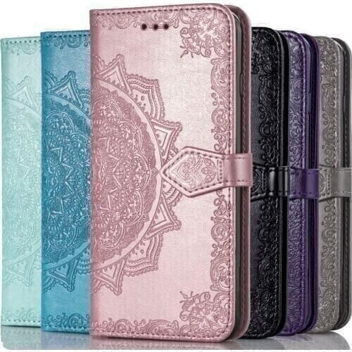 3D Flower Leather Case For Hauwei Honor 6X 6A 8A 8C 8 9 9A 9S 10 20 30 9X Lite Pro Y5P Y6P Y8S X10 Y5 Y6 Flip Wallet Stand Cover