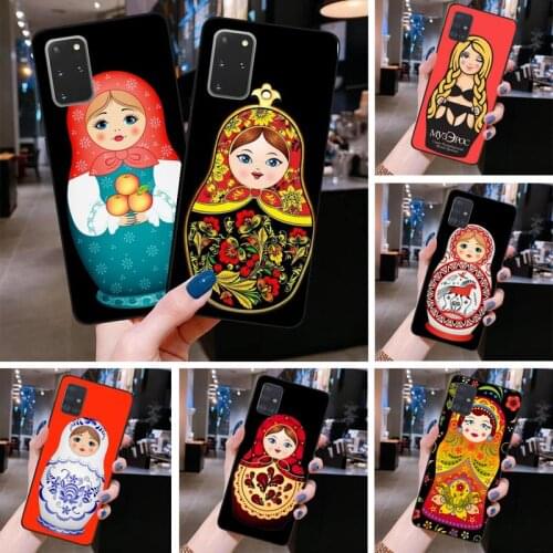 Cute Russian Dolls Matryoshka Phone Case for Samsung S20 plus Ultra S6 S7 edge S8 S9 plus S10 5G lite 2020