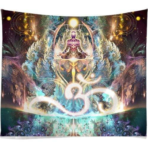 Dreamlike Mandala Tapestry Wall Hanging Sandy Beach Throw Rug Blanket Camping Tent Travel Mattress Bohemian Sleeping Pad