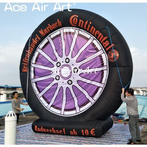 Customized inflatable Tire/inflatable Tyres balloon with logo for promotion,exhibition