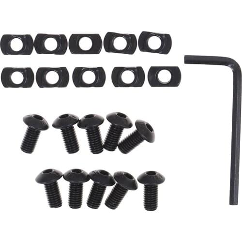 1pc Screw And Nut Replacement Kit For M-Lok Handguard Rail Sections Hunting