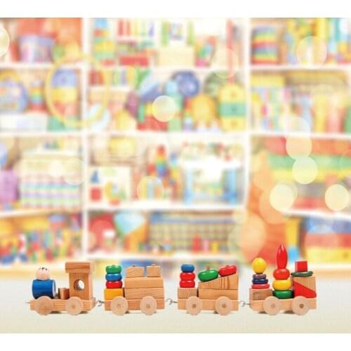 Laeacco Dreamy Baby Playroom Toys Polka Dots Party Decor Photozone Photophone Photographic Background Photo Backdrop Photostudio