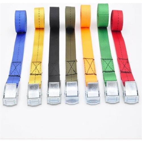 Press buckle strap with luggage fixed strap with goods tightening belt packing rope tightening belt 25MM 10 meters