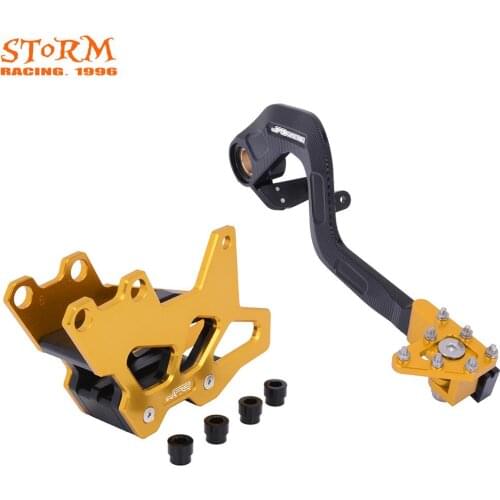 Foot Brake Pedal Chain Guard Guide For Suzuki DRZ400 DRZ400E DRZ400S DRZ400SM DRZ 400S 400E 400SM DR400Z 400 2000-2019