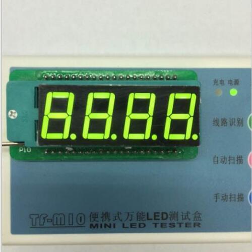Common anode/ Common cathode 0.56 inch digital tube 4 bits digital tube led display 0.56inches Yellow-Green digital tube