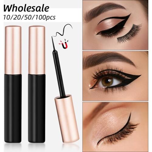 Wholesale 100/50/20/10 pcs Magnetic Eyeliner Quick Dry Easy to Wear lasting Magnet Eyeliner for Magnetic Eyelashes False Lashes