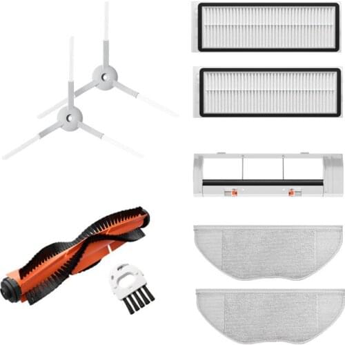 Original Xiaomi Robot G1 Vacuum Cleaner Part MJSTG1 Filter Main Brush Side Brush Mop Rag Brush Cover Disposable Mop