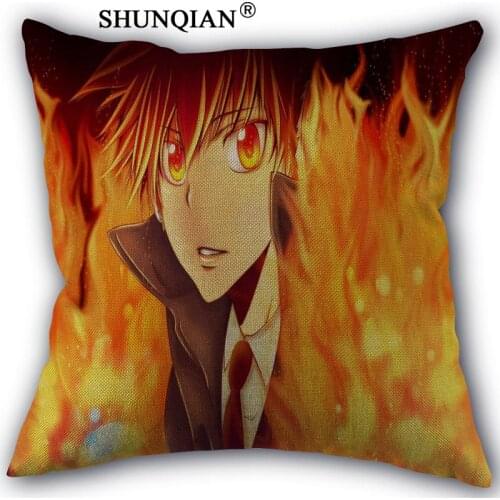 Custom tsuna sawada Pillowcase office Wedding bedding couch Vintage pillow case/ cover home decorative