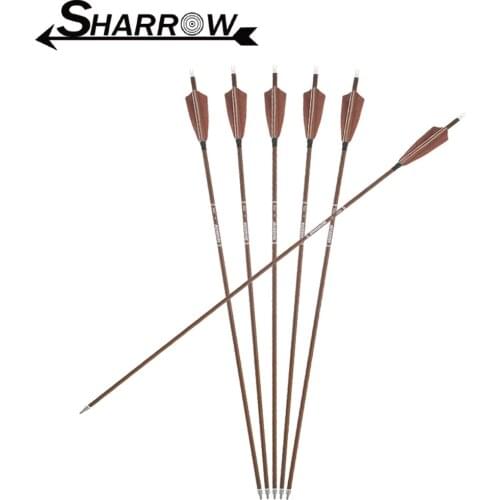 10pcs 31inch Archery Pure Carbon Arrows SP340 400 500 600 4inch Turkey Feathers Compound Recurve Bow Shooting Accessories