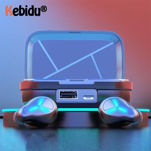 TWS HIFI Bluetooth 5.2 Wireless Earphones 9D Sports Waterproof Headsets 2400mAh Handsfree Call For Car Driving With Charging Box