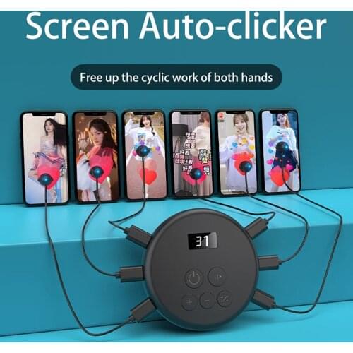 Universal Mobile Phone Screen Auto-clicker Device Physical Simulation Finger Click Game Tiktok Continuous Click For ios android8