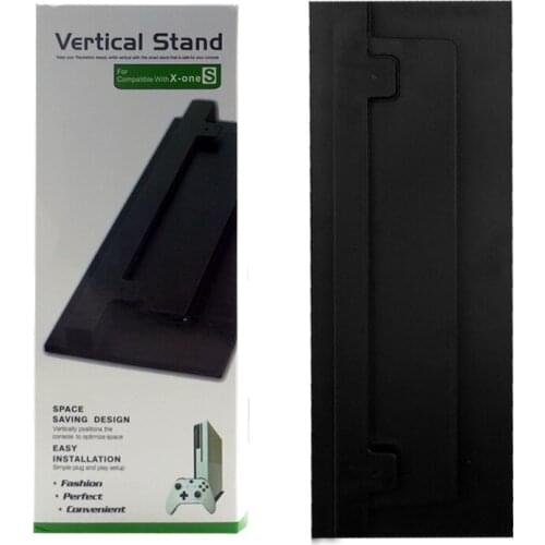 Vertical Stand Non-slip Dock Base Cooling Mount Cradle Holder Bracket Base for Microsoft XboxOne S/Slim Game Console