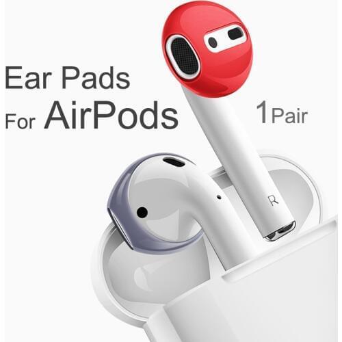 Ear Pads for AirPods Wireless Headphones for iPhone 7 8 Plus Earphones Silicone Ear Caps Earphone Case Earpads Eartips